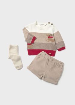 ***PRE ORDER Boys Mayoral 3 Piece Set 2259 Light Beige 30