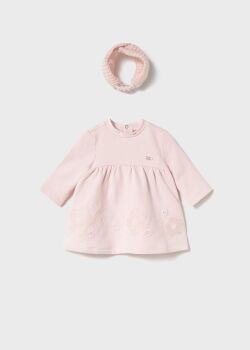 ***PRE ORDER Girls Mayoral Dress and Headband 2803 Baby Rose 63
