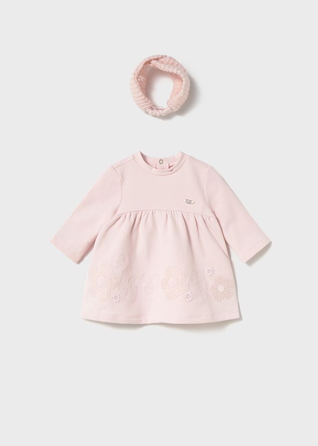 ***PRE ORDER Girls Mayoral Dress and Headband 2803 Baby Rose 63