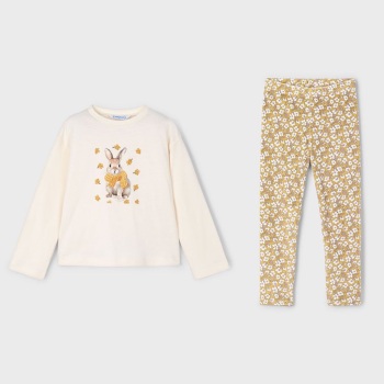 AW25 Girls Mayoral Top and Leggings Set 4009 4715 (64, 94)