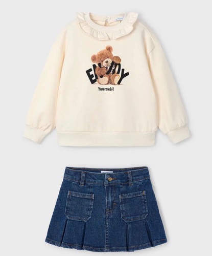 ***PRE ORDER Girls Mayoral Top and Skirt Set 4901 4430