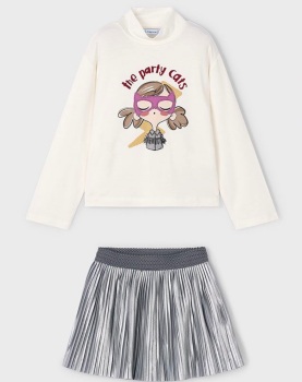 AW25 Girls Mayoral Top and Skirt Set 4903 4002 (36,73)