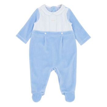 Boys Blues Baby Babygrow BB2063