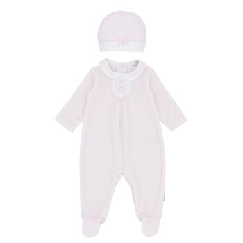 Girls Blues Baby Babygrow and Hat BB2072