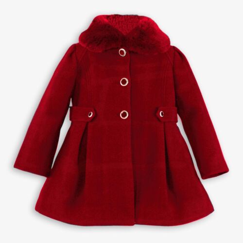 ***Pre Order AW25/26 Girls Miranda Coat 258 - Red