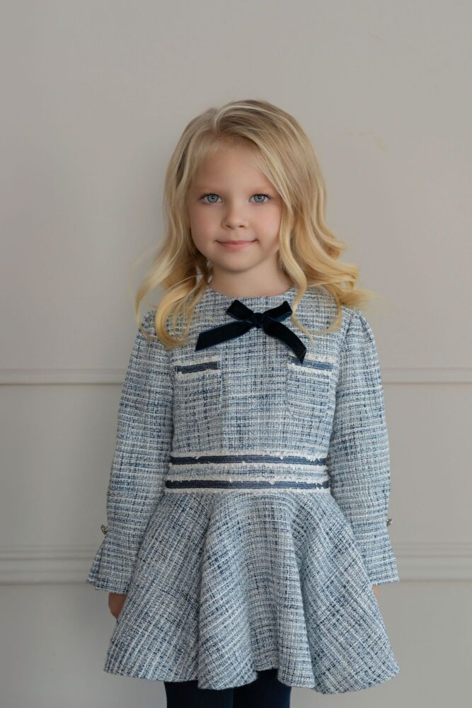 ***Pre Order AW25/26 Girls Miranda Navy Dress 229