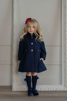 ***Pre Order AW25/26 Girls Miranda Coat 258 - Navy