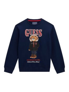 PRE ORDER Boys Guess Sweater L5BQ07 Navy