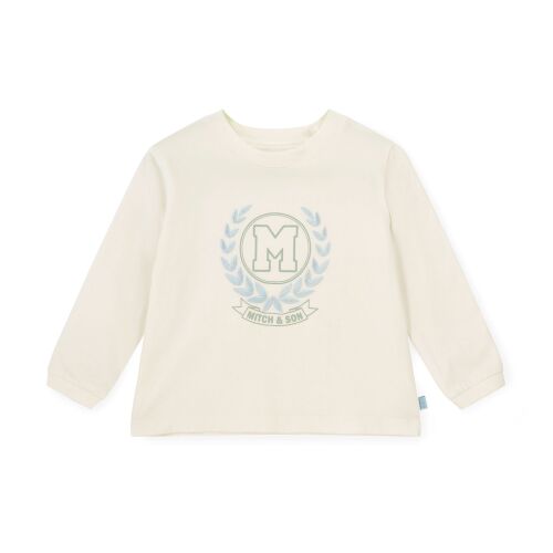 PRE ORDER Boys Mitch & Son Long Sleeve Top Jonah MS25415 White
