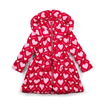 PRE ORDER Girls ADee Love Story Lauren Coat W251202 Vibrant Red