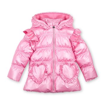 PRE ORDER Girls ADee Love Story Liliana Coat W251201 Peony Pink
