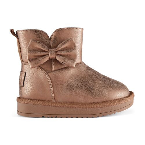 PRE ORDER Girls ADee Bowtiful Faux Suede Boot W255104 Chocolate Brown