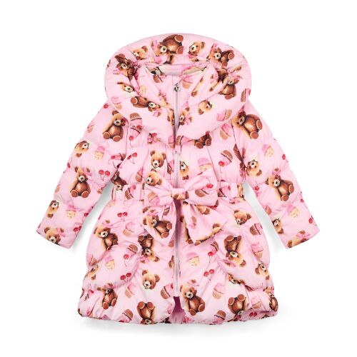 PRE ORDER Girls ADee Lauren Coat W252204 Pink Fairy