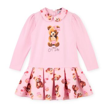PRE ORDER Girls ADee Teddy Bear Bakery Meadow Dress W252709 Pink Fairy
