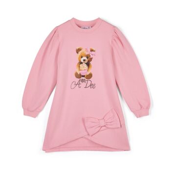 PRE ORDER Girls ADee Teddy Bear Bakery Michelle Dress W252711 Rose Pink