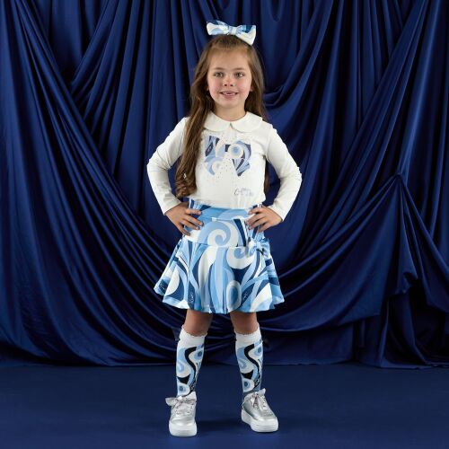 PRE ORDER Girls ADee Twilight Twirls Nellie Top and Skirt Set W253528 Vinta