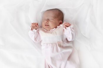 Girls Blues Baby Babygrow BB2173