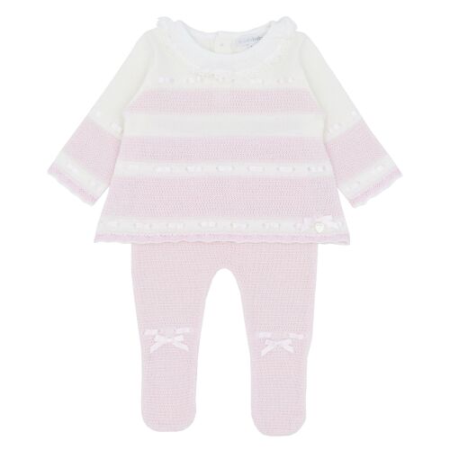 Girls Blues Baby Knitted 2 Piece Set BB2159