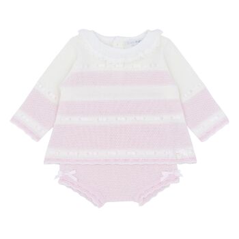 Girls Blues Baby Knitted 2 Piece Set BB2162