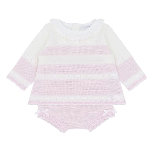 Girls Blues Baby Knitted 2 Piece Set BB2162
