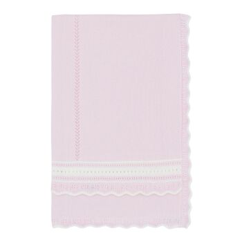 Girls Blues Baby Knitted Shawl BB2158