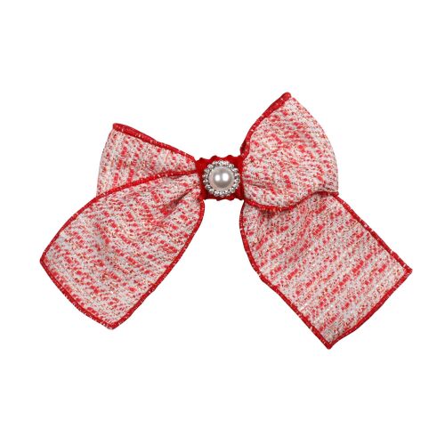 PRE ORDER Girls Naxos Red and Cream Hair Clip L3