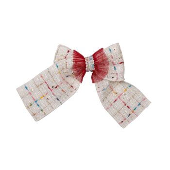 PRE ORDER Girls Naxos Cream and Red Hair Clip L3