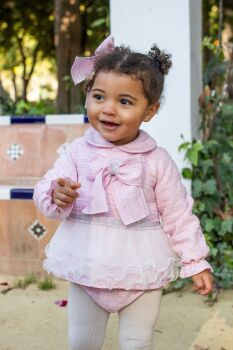 PRE ORDER Girls Naxos Pink Dress and Pants 7611