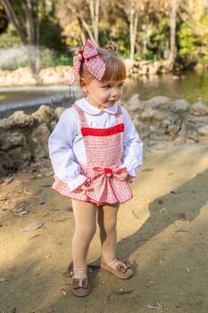 PRE ORDER Girls Naxos Red and Cream Set 7607