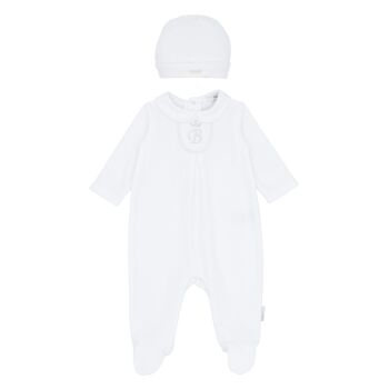 Unisex Blues Baby Babygrow and Hat BB2075