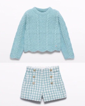 AW25 Girls Abel and Lula Top and Shorts Set 5829 5719