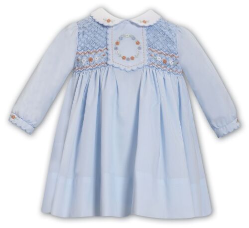 Girls Sarah Louise Dress 013685 Blue