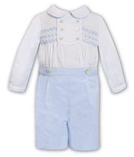 Boys Sarah Louise 2 Piece Set 013684 Blue