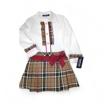 Girls Basmarti Beige Skirt Set 25758
