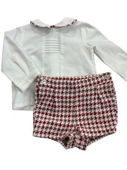 Boys Basmarti Red and Cream Set 25503