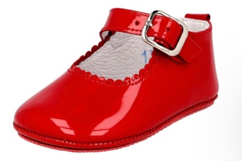 .Girls Andanines Soft Sole Shoes 172901 - Red