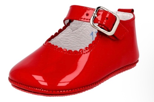 .Girls Andanines Soft Sole Shoes 172901 - Red