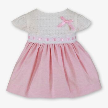 *PRE ORDER SS26 Girls Miranda Pink and White Dress 23