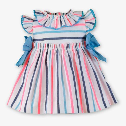 *PRE ORDER SS26 Girls Miranda Striped Dress 144
