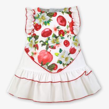 *PRE ORDER SS26 Girls Miranda Red and White Dress 500