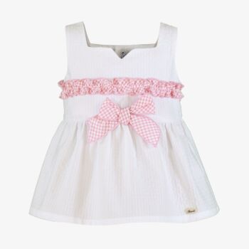 *PRE ORDER SS26 Girls Miranda Pink and White Set 602