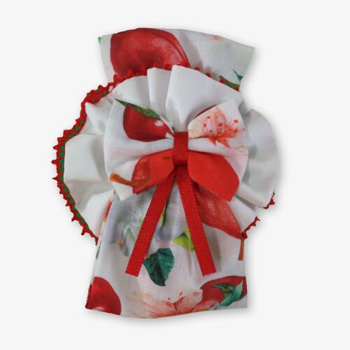 *PRE ORDER SS26 Girls Miranda Red and White Headpiece 600D