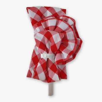 *PRE ORDER SS26 Girls Miranda Red and White Headpiece 616DP