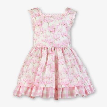 *PRE ORDER SS26 Girls Miranda Pink Floral Dress 233