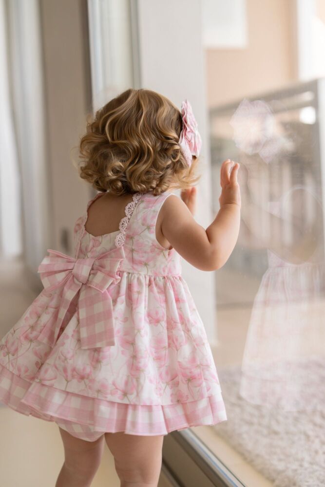 *PRE ORDER SS26 Girls Miranda Pink Floral Dress and Pants 133