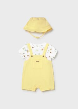 *PRE ORDER SS26 Boys Mayoral Romper and Hat 1607 Sunny 11