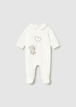 *PRE ORDER SS26 Girls Mayoral Babygrow 1743 Natural 95