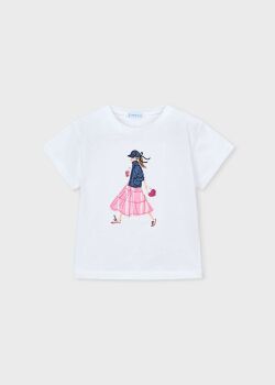 *PRE ORDER SS26 Girls Mayoral T Shirt and Skirt Set 3011 3222 (77,46)