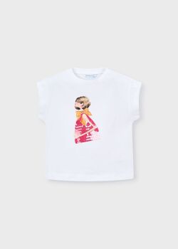 *PRE ORDER SS26 Girls Mayoral T Shirt and Skirt Set 3005 3906 (74,69)