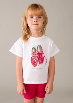 *PRE ORDER SS26 Girls Mayoral Top and Shorts Set 3731